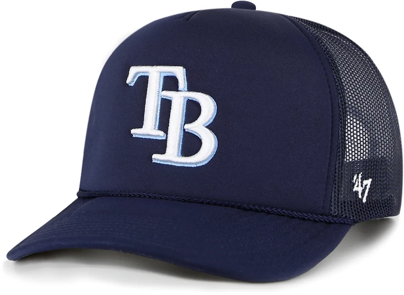 '47 Men's Tampa Bay Rays Foam Front Mesh Trucker Cap