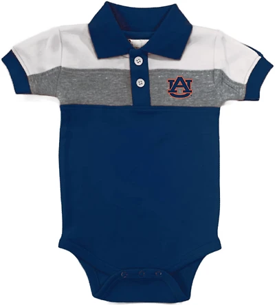 Atlanta Hosiery Company Infant Boys' Auburn University Color Block Polo Creeper