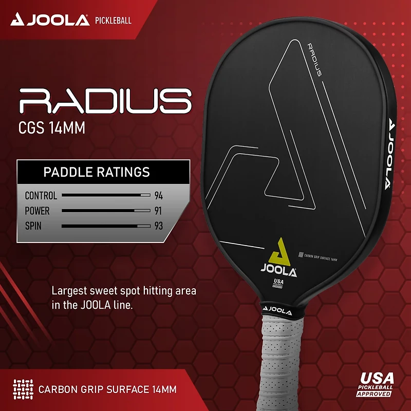 JOOLA Radius FAS 14mm Pickleball Paddle