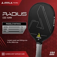 JOOLA Radius FAS 14mm Pickleball Paddle