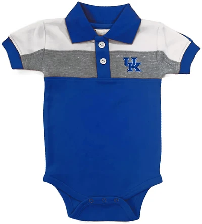 Atlanta Hosiery Company Infant Boys' University of Kentucky Color Block Polo Creeper
