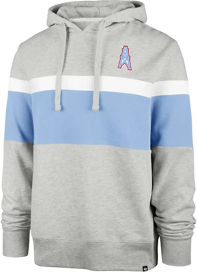 '47 Men's Houston Oilers Warren Long Sleeve Hoodie