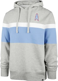 '47 Men's Houston Oilers Warren Long Sleeve Hoodie