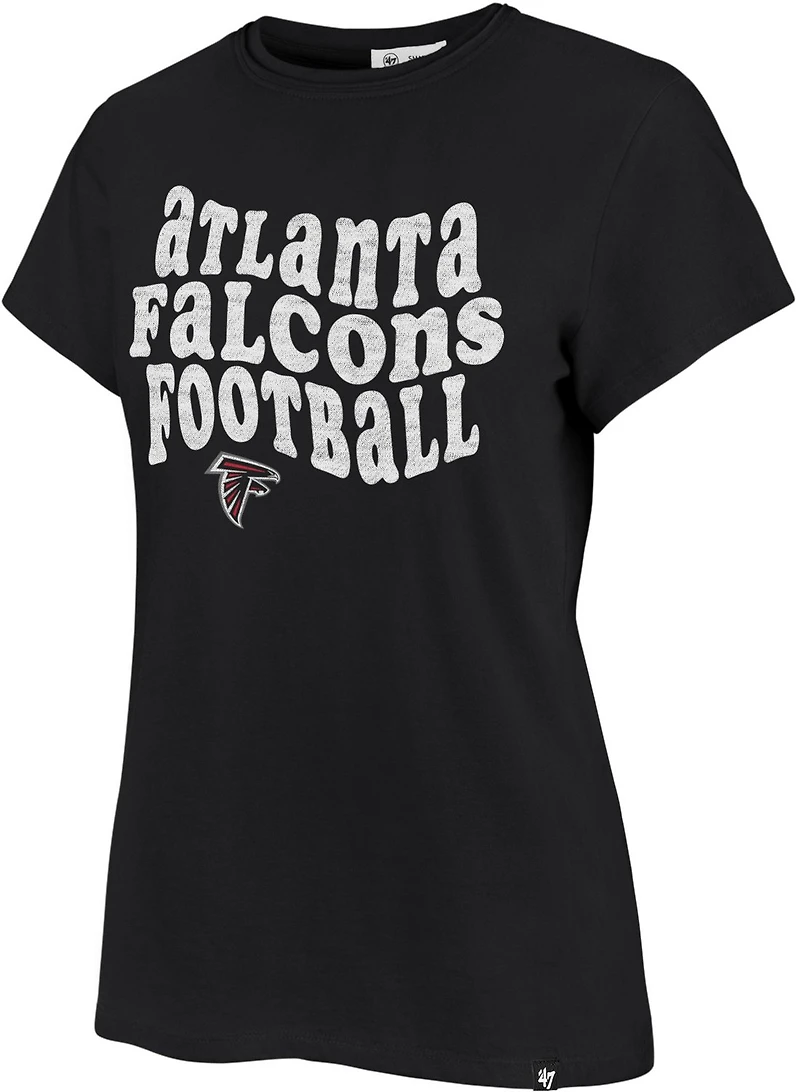 '47 Women's Atlanta Falcons Free Spirit Frankie Short Sleeve Shirt