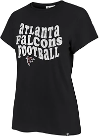 '47 Women's Atlanta Falcons Free Spirit Frankie Short Sleeve Shirt
