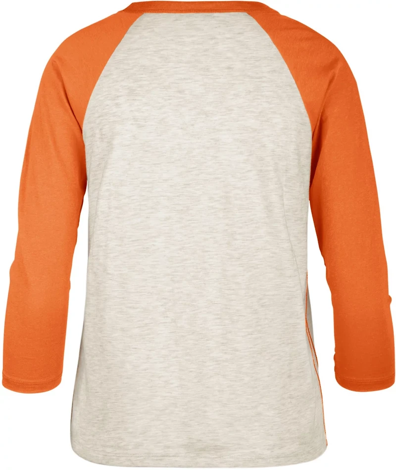 '47 Women's Oklahoma State University Good Vibes Ava Raglan T-shirt