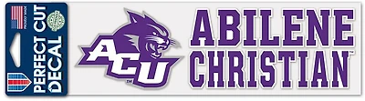 WinCraft Abilene Christian University 3 x 10 in Perfect Cut Decals