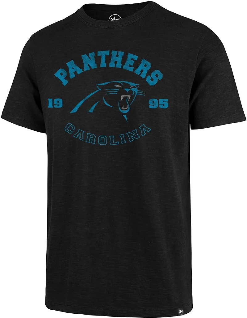 '47 Men's Carolina Panthers Top Off Shrum Short Sleeve Shirt