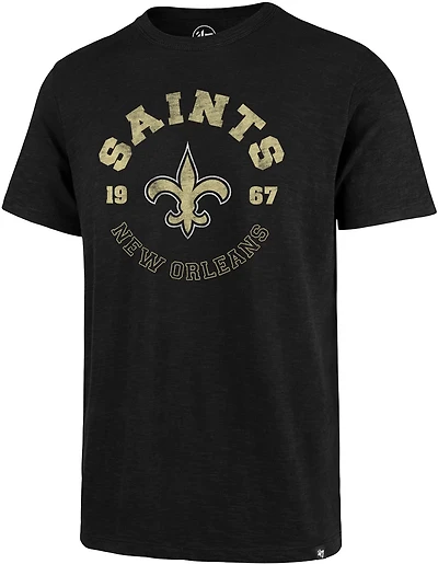 '47 Men's New Orleans Saints Top Off Shrum Short Sleeve Shirt