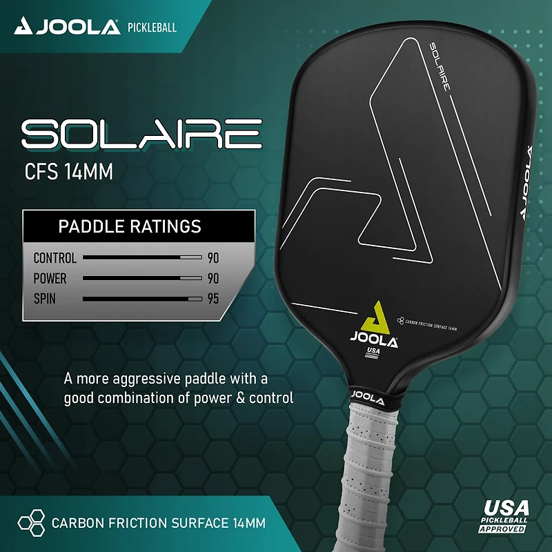 JOOLA Solaire SFS 14mm Pickleball Paddle