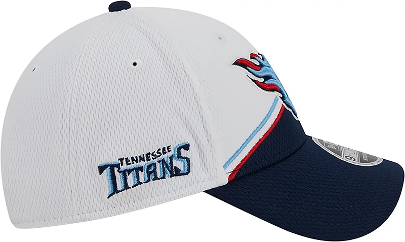 New Era Men's Tennessee Titans 2023 Sideline Stretch Snapback 9FORTY Cap