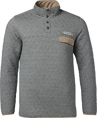 Magellan Outdoors Men's Campfire Quilted Quarter Snap Pullover