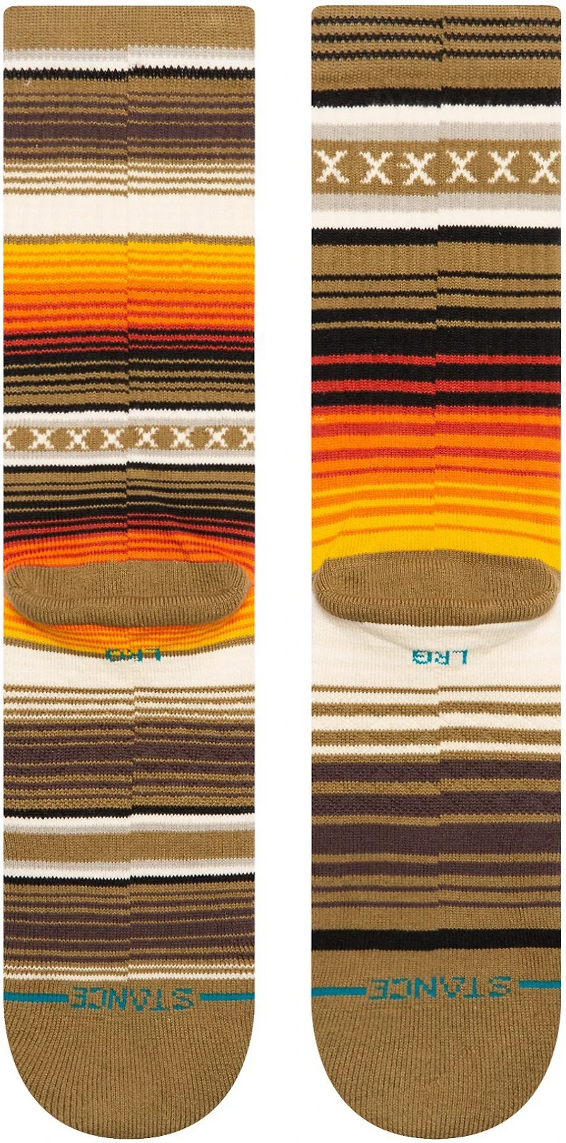 Stance Curren Stripe Crew Socks
