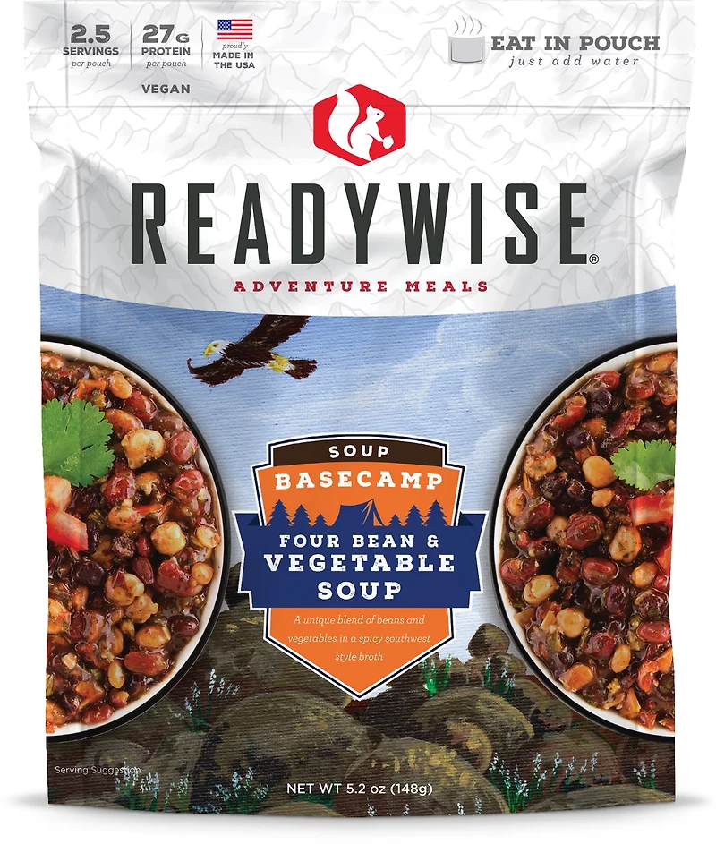 ReadyWise Adventure Meal Basecamp 4 Bean and Vegetable Soup