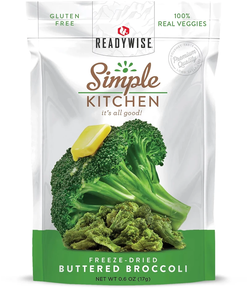 ReadyWise Simple Kitchen Buttered Broccoli 6-Pack