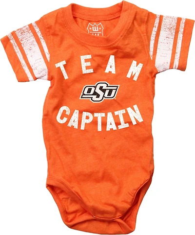 Wes and Willy Infants' Oklahoma State University Sleeve Stripe Onesie