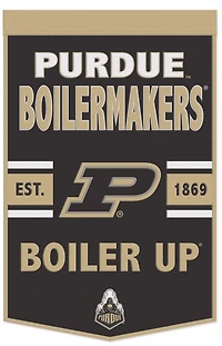 WinCraft Purdue University 24 in x 38 in Wool Banner