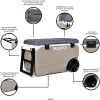 Igloo Latitude Roller 90 qt Cooler