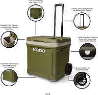 Igloo Sportsman Latitude 60 Roller Cooler