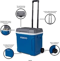 Igloo Latitude 30 qt Roller Cooler