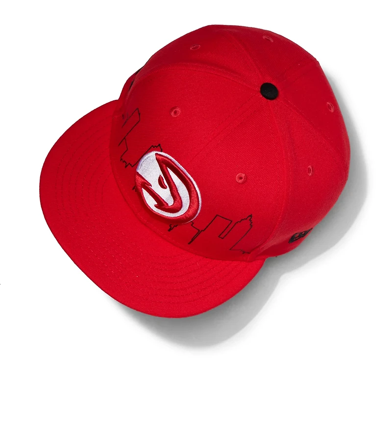 New Era Adults' Atlanta Hawks 9FIFTY DL City Scape Snap Cap