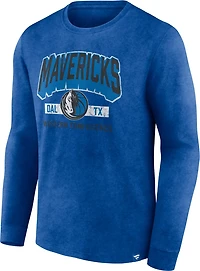 Fanatics Men's Dallas Mavericks Front Court Press Long Sleeve T-shirt