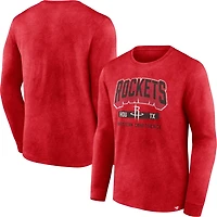 Fanatics Men's Houston Rockets Front Court Press Long Sleeve T-shirt