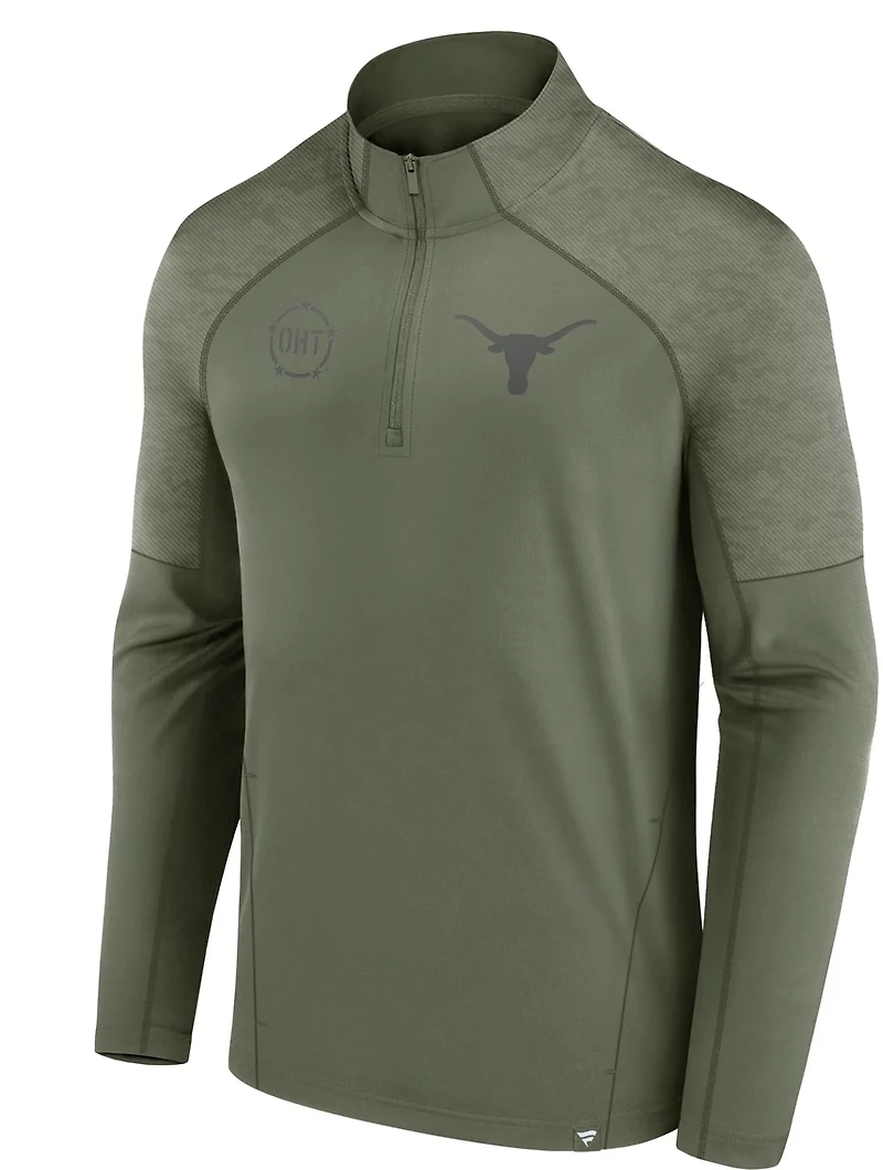 Fanatics Men's University of Texas OHT Titan 1/4 Zip Shirt