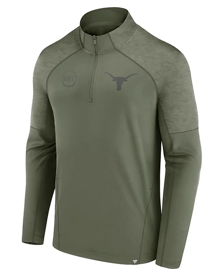 Fanatics Men's University of Texas OHT Titan 1/4 Zip Shirt