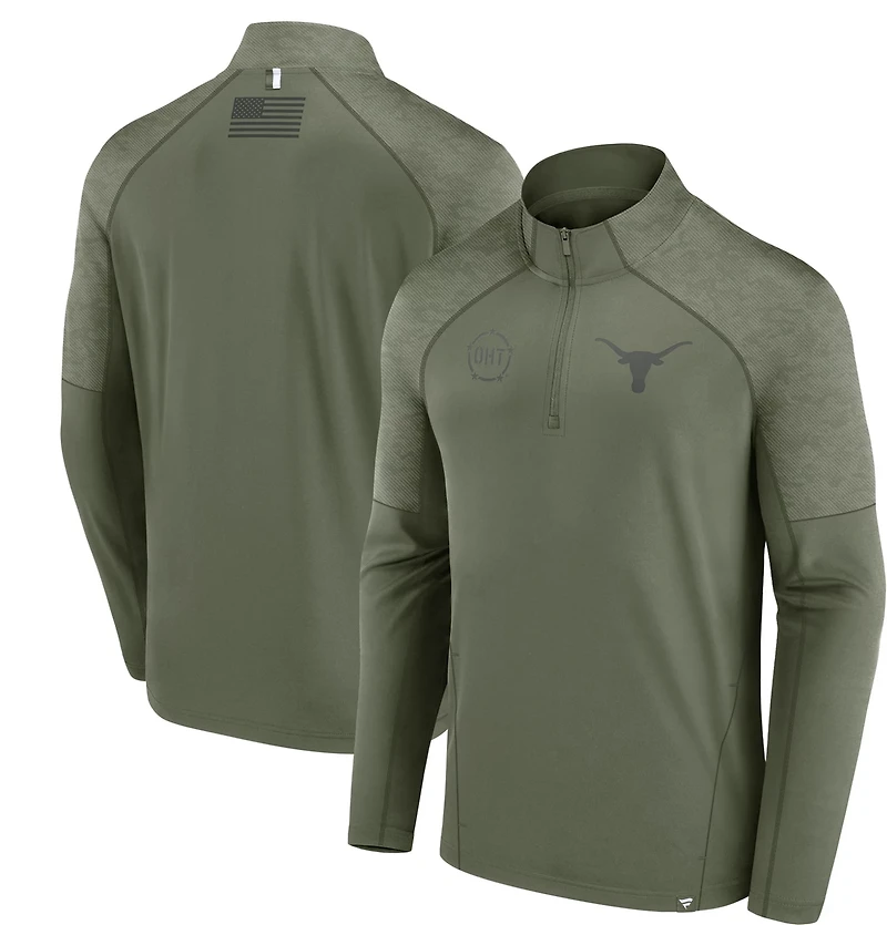 Fanatics Men's University of Texas OHT Titan 1/4 Zip Shirt