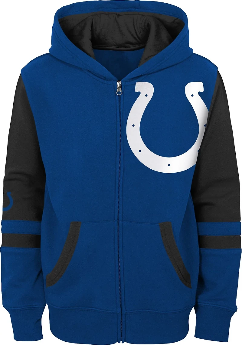 Outerstuff Boys' Indianapolis Colts Stadium Full-Zip Fleece Hoodie