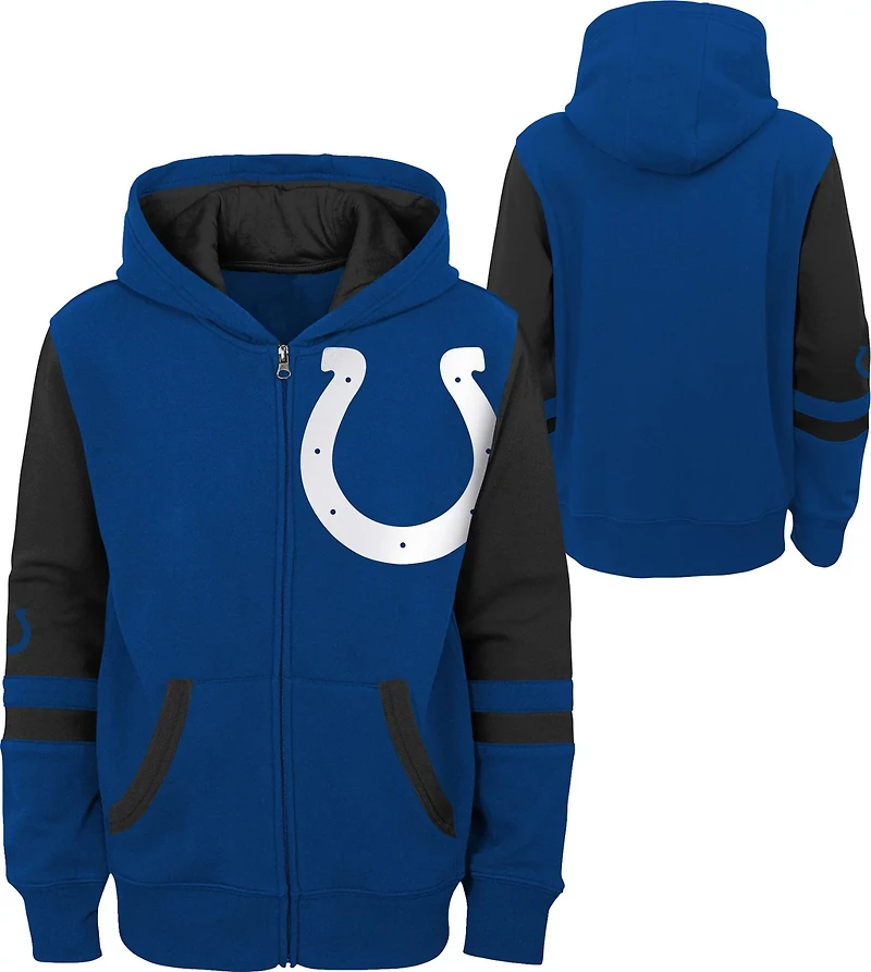 Outerstuff Boys' Indianapolis Colts Stadium Full-Zip Fleece Hoodie