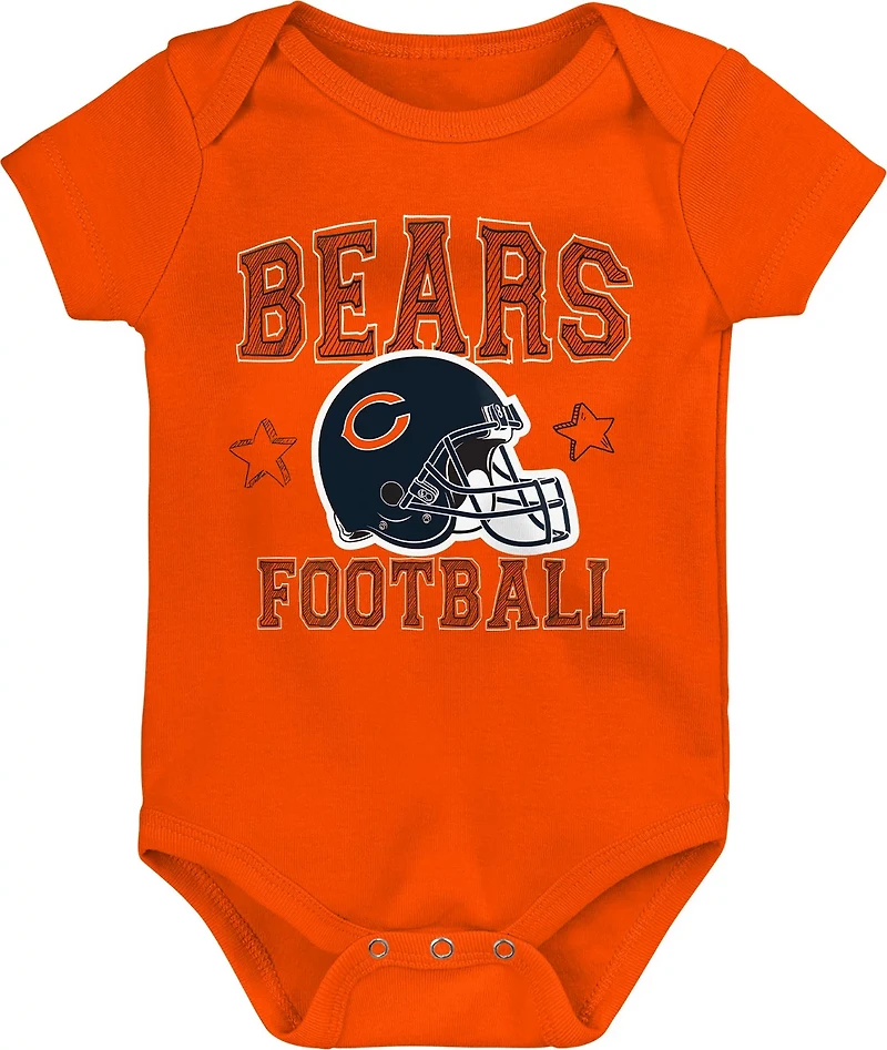 Outerstuff Infants' Chicago Bears Born to Be 3-Piece Creeper Onesie Set
