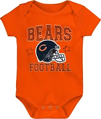 Outerstuff Infants' Chicago Bears Born to Be 3-Piece Creeper Onesie Set