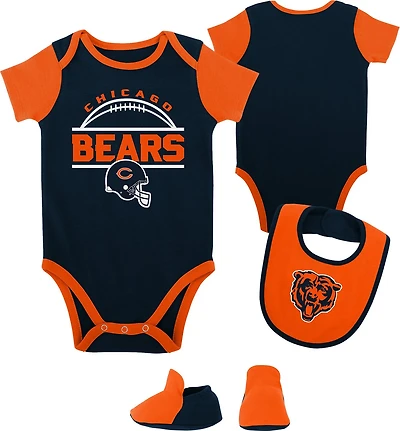 Outerstuff Chicago Bears INF Home Field Advantage Short Sleeve Creeper Onesie