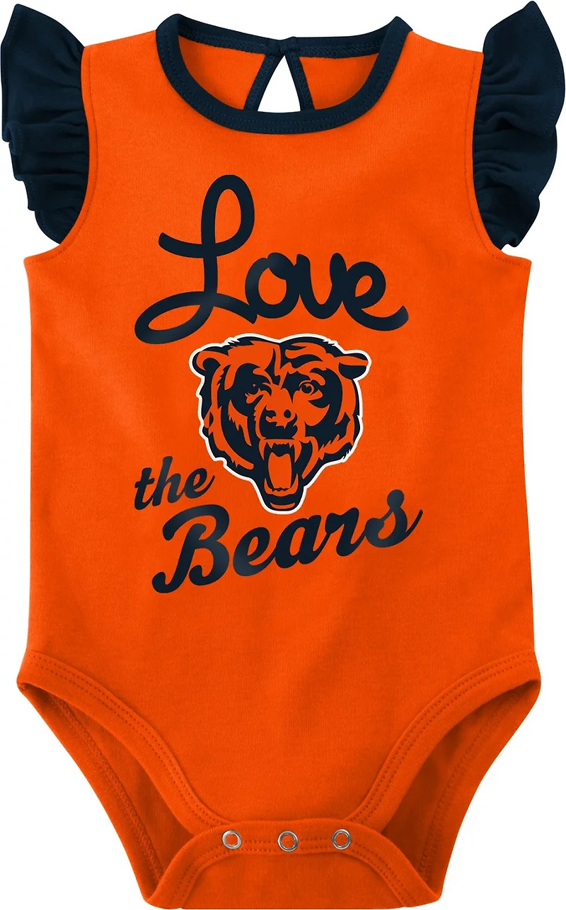 Outerstuff Infants' Chicago Bears Spread the Love 2-Piece Creeper Onesie Set