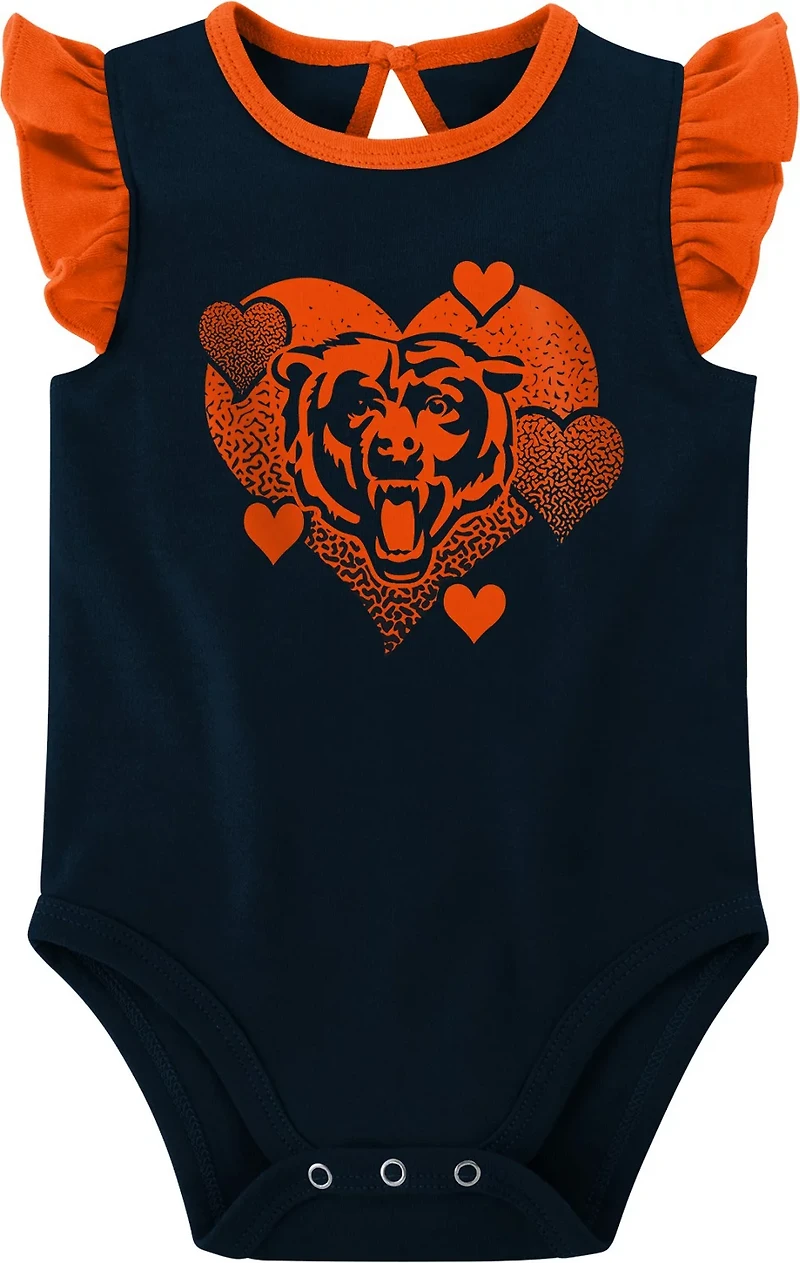 Outerstuff Infants' Chicago Bears Spread the Love 2-Piece Creeper Onesie Set