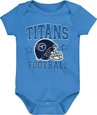 Outerstuff Infants' Tennessee Titans Born to Be 3-Piece Creeper Onesie Set