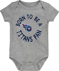 Outerstuff Infants' Tennessee Titans Born to Be 3-Piece Creeper Onesie Set
