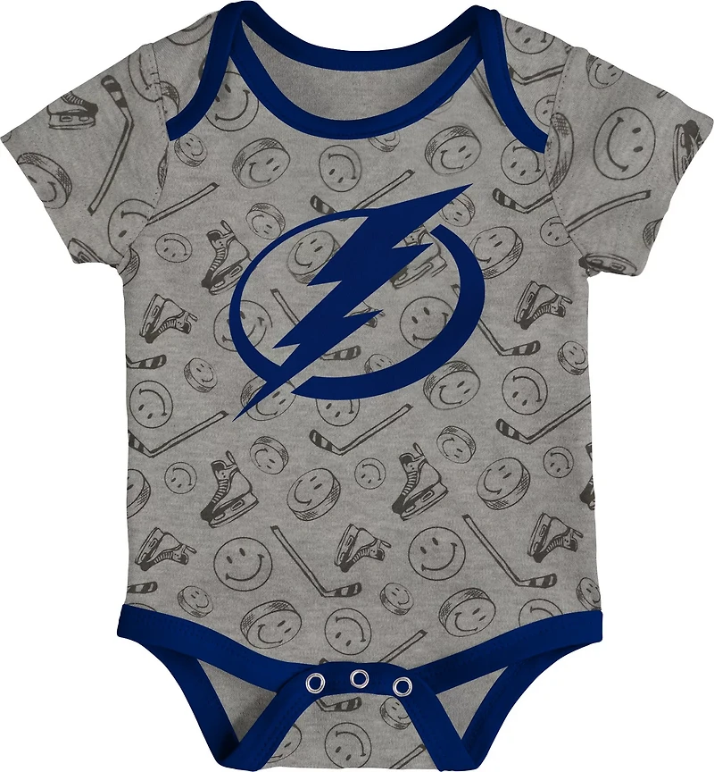 Outerstuff Infants' Tampa Bay Lightning Full Strength Creeper Set