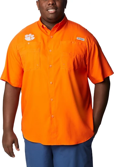 Columbia Clemson Tigers Big  Tall Collegiate Tamiami Button-Down Shirt
