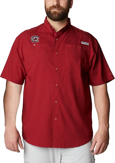Columbia Sportswear Men's University of South Carolina Gamecocks Collegiate Big Tamiami Button Down Shirt