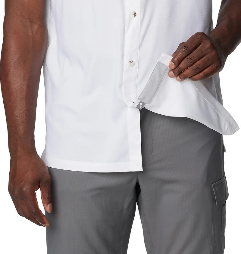 Columbia Sportswear Men's Louisiana State University PFG Slack Tide Camp Button Down Shirt