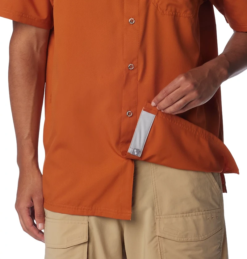 Columbia Sportswear Men's University of Texas PFG Slack Tide Camp Button Down Shirt