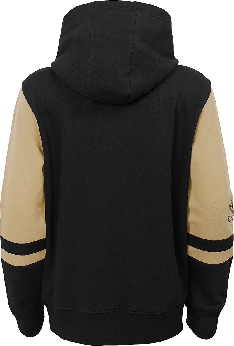 Outerstuff Boys' New Orleans Saints Stadium Full-Zip Fleece Hoodie