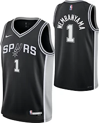 Nike Boys' San Antonio Spurs Victor Wembanyama 1 Icon Swingman Jersey
