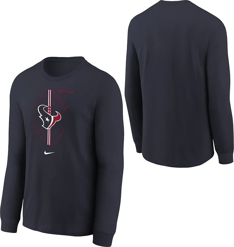 Nike Boys' - Houston Texans Icon Long Sleeve T-shirt