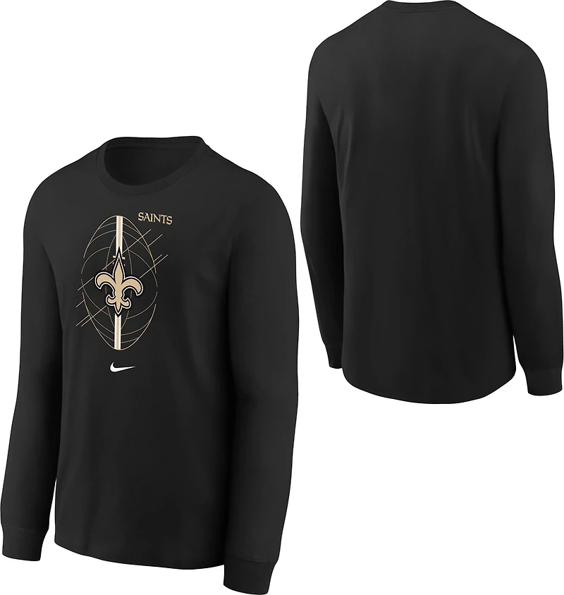 Nike Boys' New Orleans Saints Icon Long Sleeve T-shirt