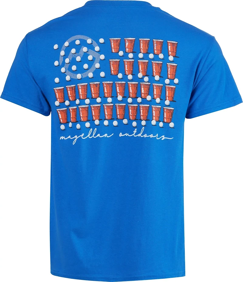 Magellan Outdoors Men's Beer Pong Flag T-shirt