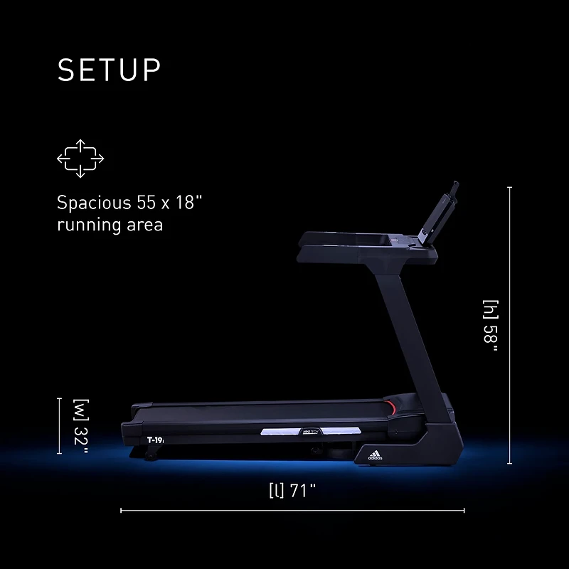 adidas T-19i Bluetooth Treadmill